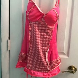 Lingerie polka dot piece